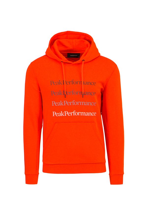 Peak Performance - Bluza PEAK PERFORMANCE GROUND HOOD. Materiał: bawełna. Wzór: gradientowy, napisy