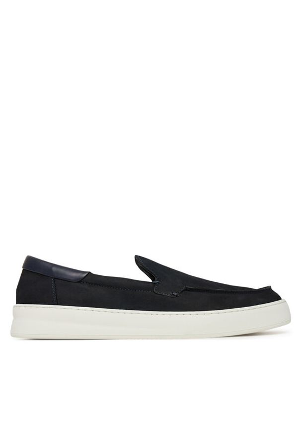 Filling Pieces Półbuty Signature Loafer 79128261658 Granatowy. Kolor: niebieski. Materiał: skóra