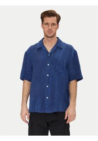 GANT - Gant Koszula 3250062 Niebieski Relaxed Fit. Kolor: niebieski. Materiał: bawełna