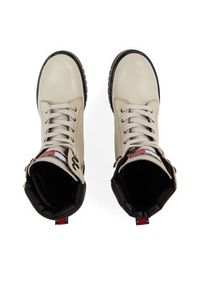 Tommy Jeans Botki Tjw Lace Up Boot EN0EN02314 Beżowy. Kolor: beżowy. Materiał: skóra #3