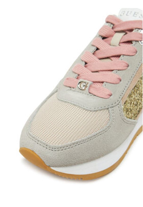Guess Sneakersy FLPE2G LEM12 Różowy. Kolor: różowy. Materiał: skóra