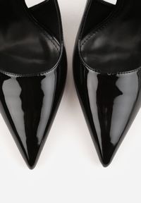 Renee - Czarne Sandały Lakierowane na Szpilce z Ozdobnymi Paskami Murilea. Zapięcie: pasek. Kolor: czarny. Materiał: lakier. Obcas: na szpilce. Styl: elegancki #6