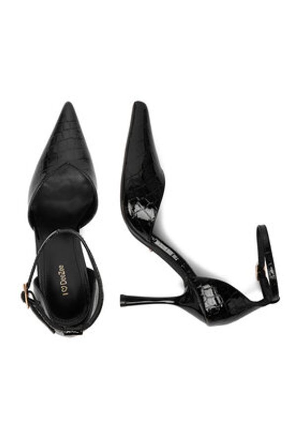 DeeZee Szpilki CEO-LS6049-10 Czarny. Kolor: czarny. Materiał: materiał. Obcas: na szpilce