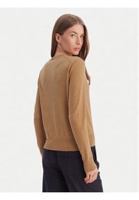 Polo Ralph Lauren Kardigan 211971871007 Beżowy Slim Fit. Typ kołnierza: polo. Kolor: beżowy. Materiał: bawełna #7