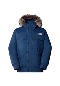 Kurtka turystyczna męska The North Face M Recycled Gotham Jacket. Kolor: niebieski. Sport: turystyka piesza