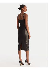 Elisabetta Franchi Sukienka koktajlowa AB-838-57E2-V480 Czarny Slim Fit. Kolor: czarny. Materiał: syntetyk. Styl: wizytowy #4