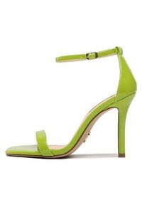 Steve Madden Sandały Uphill SM19000018-31F Zielony. Kolor: zielony. Materiał: skóra #4