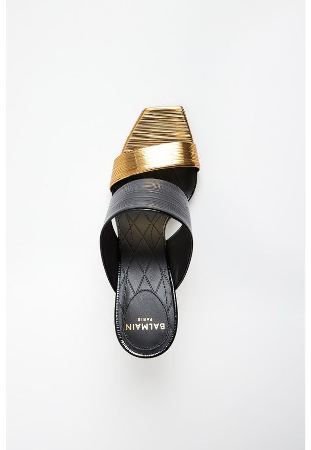 Balmain - Szpilki damskie skórzane Sync BALMAIN. Materiał: skóra. Obcas: na szpilce