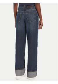 Hugo - HUGO Jeansy Gealena_2 50542144 Granatowy Wide Leg. Kolor: niebieski #2