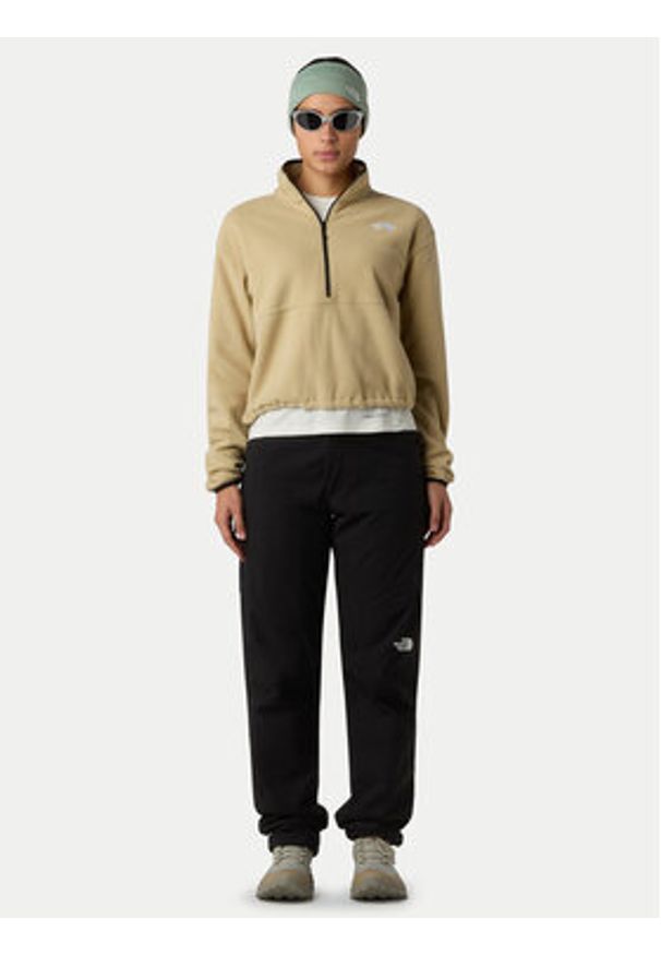 The North Face Polar Glacier NF0A8D2C Beżowy Regular Fit. Kolor: beżowy. Materiał: syntetyk