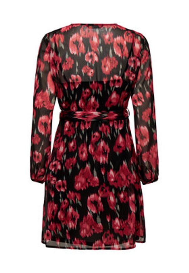 only - ONLY Sukienka codzienna 15305034 Czerwony Regular Fit. Okazja: na co dzień. Kolor: czerwony. Materiał: syntetyk. Typ sukienki: proste. Styl: casual