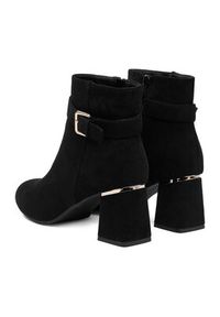 DeeZee Botki HX19021-9 Czarny. Kolor: czarny. Materiał: materiał #6