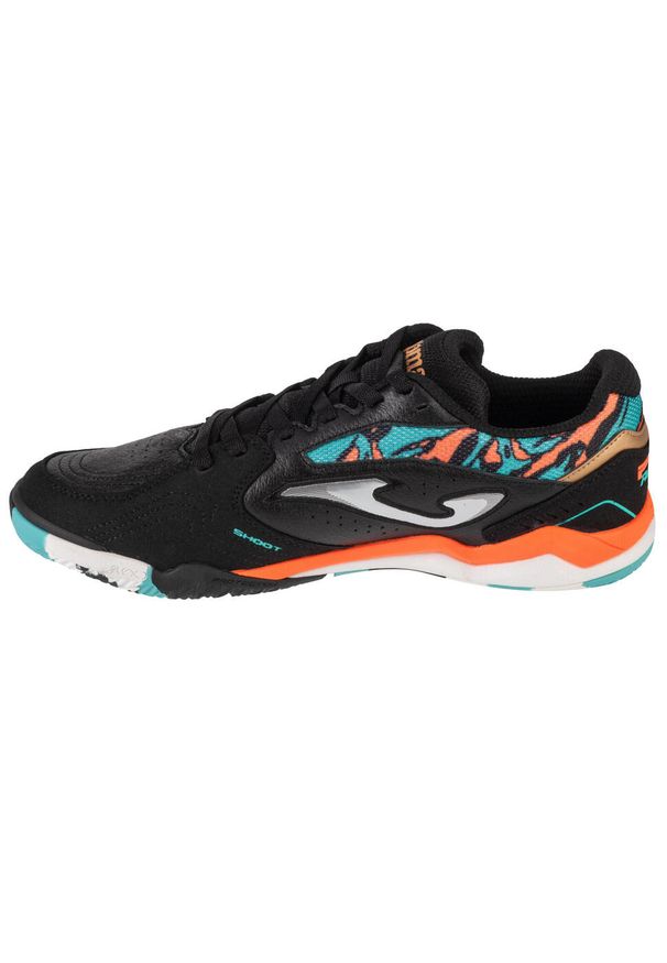 Buty piłkarskie męskie Joma Fs Reactive 2401 Indoor. Kolor: czarny. Materiał: materiał, syntetyk, skóra. Szerokość cholewki: normalna. Sport: piłka nożna
