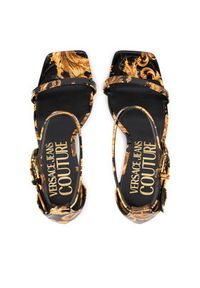 Versace Jeans Couture Sandały 80VA3S76 ZS366 G89 Czarny. Kolor: czarny. Materiał: skóra #3