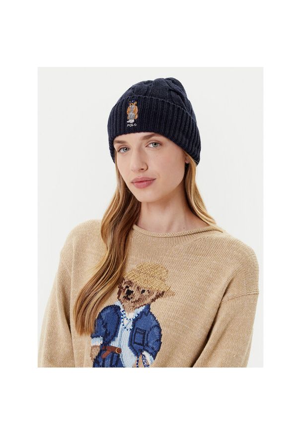 Czapka Polo Ralph Lauren. Kolor: niebieski