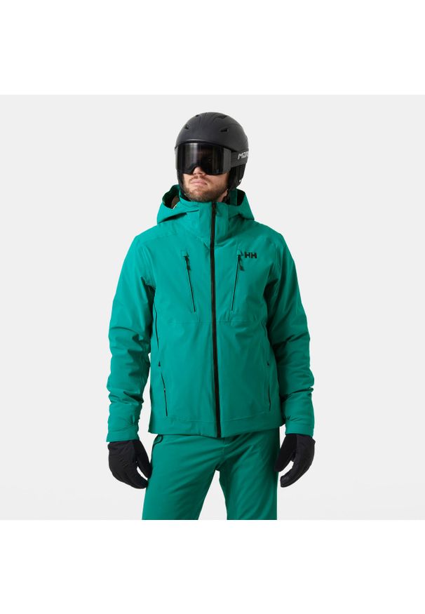 Kurtka narciarska Helly Hansen Alpha 4.0. Kolor: zielony. Sezon: zima. Sport: narciarstwo