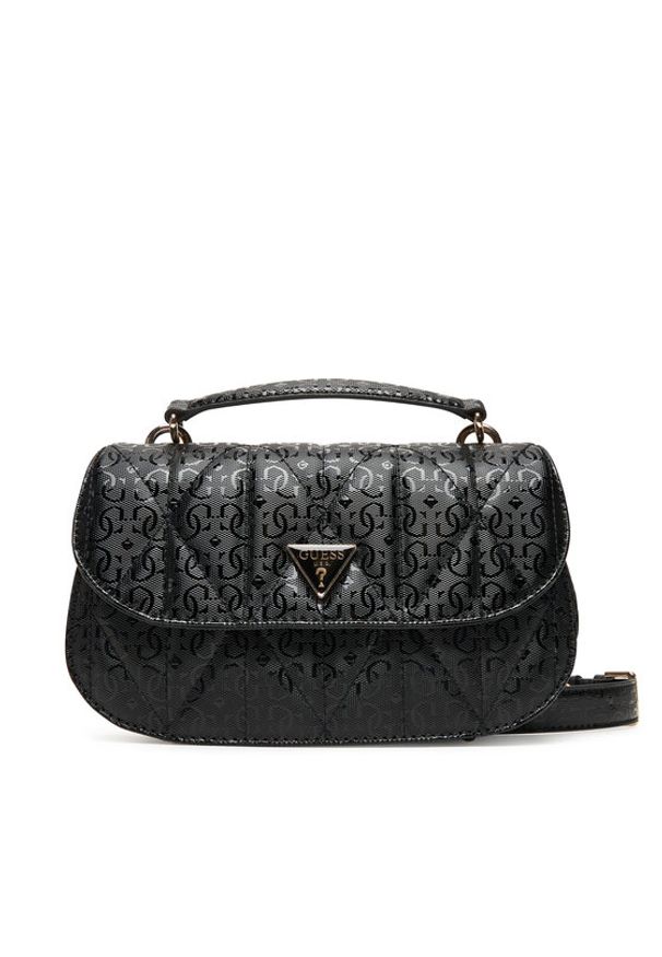 Guess Torebka Aldina HWGG96 63200 Czarny. Kolor: czarny. Materiał: skórzane