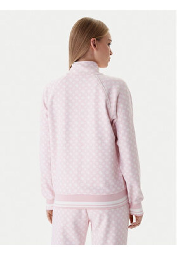 Guess Bluza V5YQ03 KB212 Różowy Regular Fit. Kolor: różowy. Materiał: syntetyk