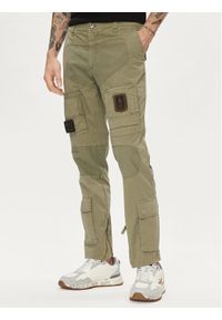 Aeronautica Militare Spodnie materiałowe 241PA1387CT1493 Zielony Regular Fit. Kolor: zielony. Materiał: bawełna