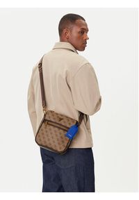 Guess Saszetka HMMILO P5417 Brązowy. Kolor: brązowy. Materiał: skóra