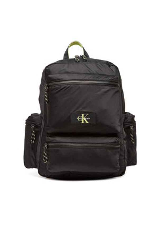 Calvin Klein Plecak Tech Utility Backpack LV04G3122G Czarny. Kolor: czarny. Materiał: materiał