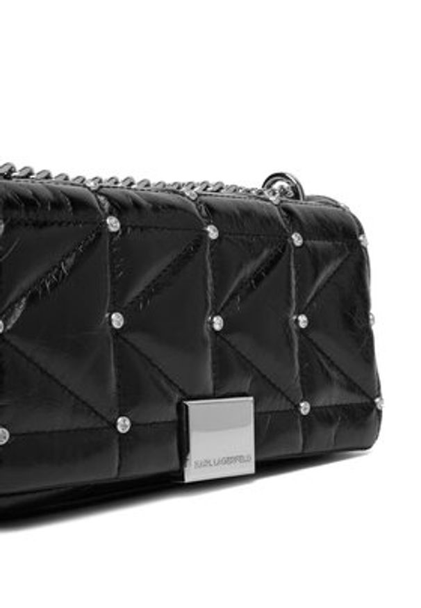 Karl Lagerfeld - KARL LAGERFELD Torebka A4W30051 Czarny. Kolor: czarny. Materiał: skórzane