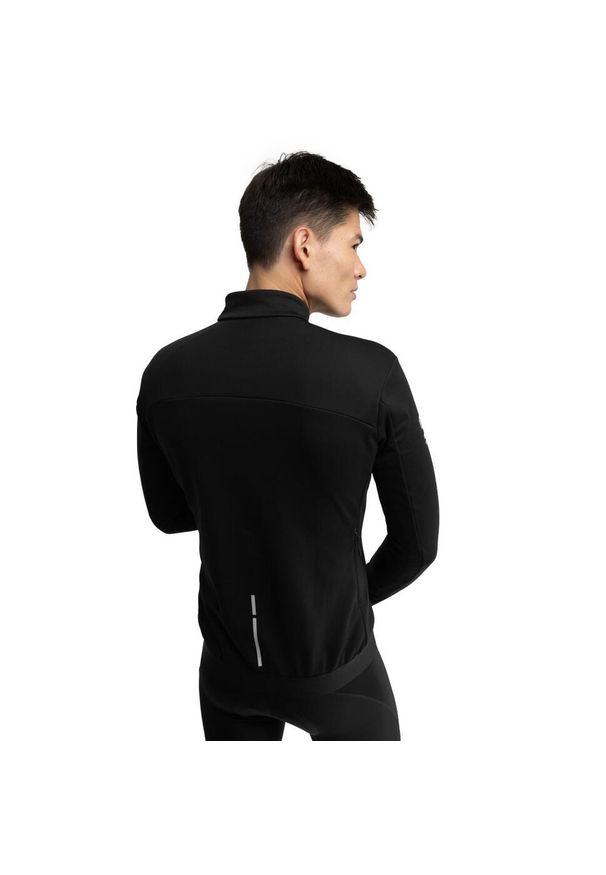 SIROKO - Męska zimowa kurtka rowerowa softshell Kolarstwo Siroko Core Everest. Kolor: czarny. Materiał: softshell. Sezon: zima. Sport: kolarstwo