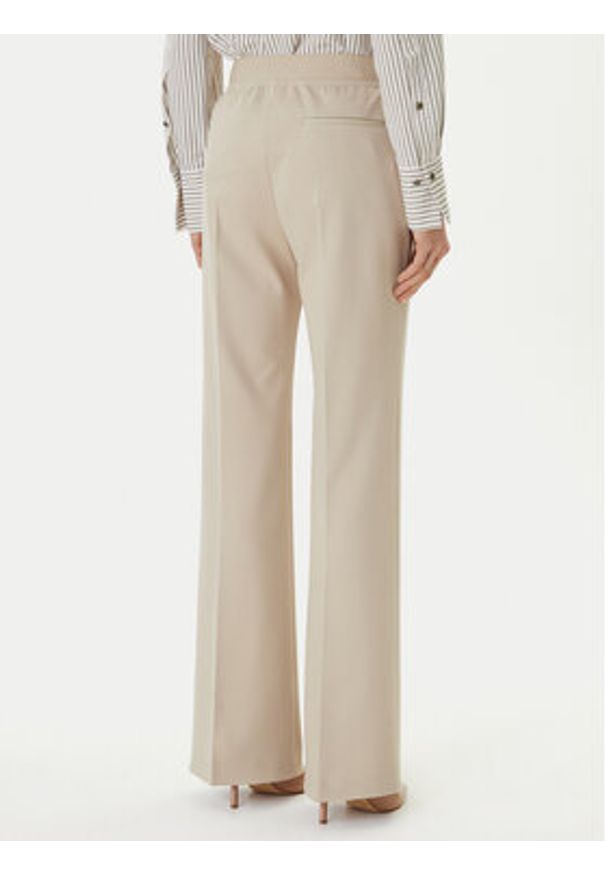 BOSS Spodnie materiałowe Talia4 50551907 Beżowy Relaxed Fit. Kolor: beżowy. Materiał: syntetyk