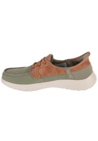 skechers - Buty do chodzenia damskie, Skechers Slip-Ins: On-The-Go Flex - Palmilla. Kolor: zielony. Sport: turystyka piesza #2