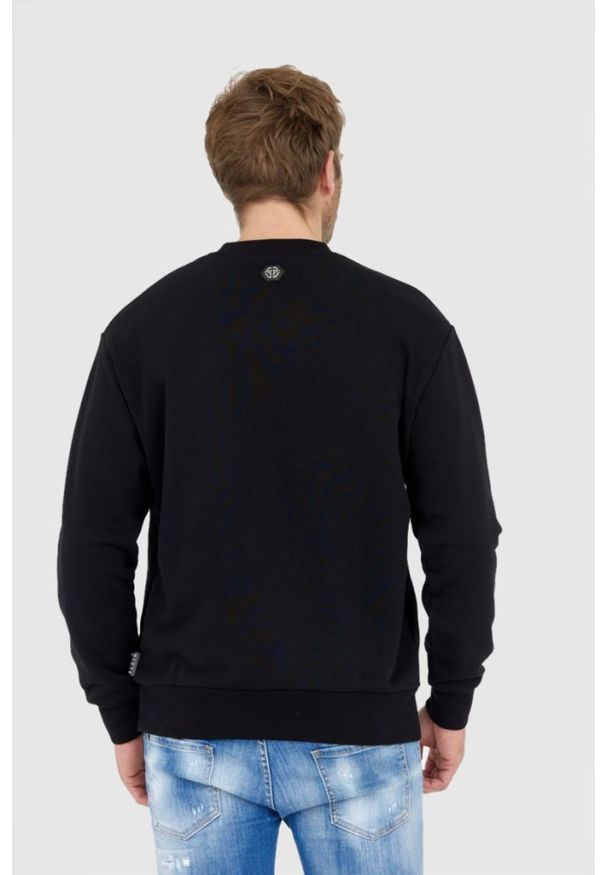 Philipp Plein - PHILIPP PLEIN Czarna bluza męska x-ray skull, Rozmiar XL. Kolor: czarny