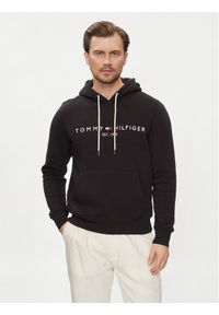 TOMMY HILFIGER - Tommy Hilfiger Bluza Core Logo MW0MW10752 Czarny Regular Fit. Kolor: czarny. Materiał: bawełna #1