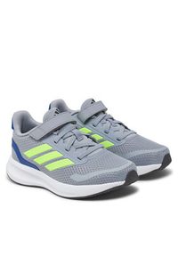 Adidas - adidas Sneakersy Runfalcon 5 Shoes Kids JP5148 Szary. Kolor: szary. Materiał: materiał
