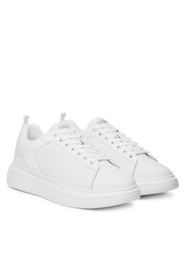 Liu Jo Sneakersy 7G5015 PX331 Biały. Kolor: biały. Materiał: skóra