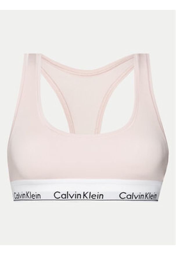 Calvin Klein Underwear Biustonosz top 0000F3785E Różowy. Kolor: różowy. Materiał: bawełna