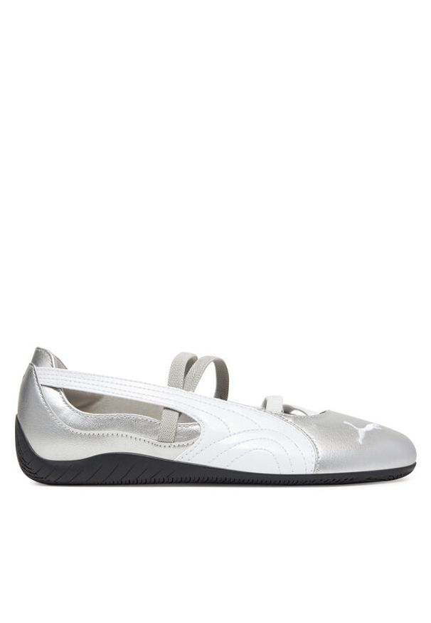 Puma Baleriny Speedcat Ballet Metallic Wns 401581 01 Srebrny. Kolor: srebrny. Materiał: skóra