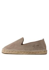 Manebi Espadryle Flat Espadrilles W 1.9 C0 W 1.9 Beżowy. Kolor: beżowy. Materiał: zamsz, skóra #5