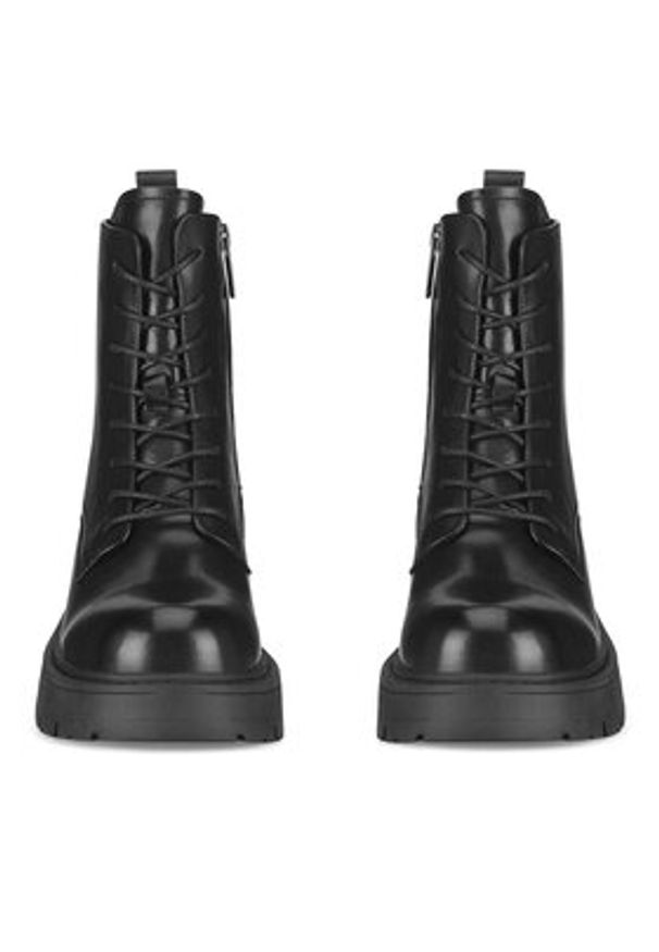 Badura Trzewiki WFA3149-1Z Czarny. Kolor: czarny. Materiał: skóra