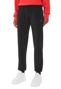Guess - GUESS Czarne damskie spodnie dresowe Olympe, Rozmiar S. Kolor: czarny. Materiał: dresówka #3