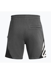 Spodenki męskie Under Armour Curry Splash Fleece Short. Kolor: szary