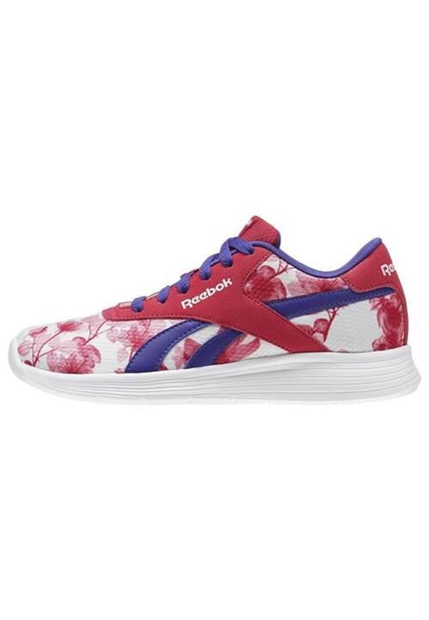 Buty do chodzenia dla dzieci Reebok Royal EC Ride. Zapięcie: sznurówki. Kolor: niebieski, wielokolorowy, biały. Materiał: tkanina, materiał. Szerokość cholewki: normalna. Model: Reebok Royal. Sport: turystyka piesza