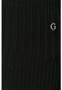 Guess spódnica kolor czarny midi ołówkowa. Stan: podwyższony. Kolor: czarny. Materiał: materiał, dzianina. Wzór: gładki #3