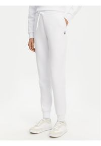 Armani Exchange Spodnie dresowe XW000824 AF10818 U0002 Biały Regular Fit. Kolor: biały. Materiał: bawełna #1