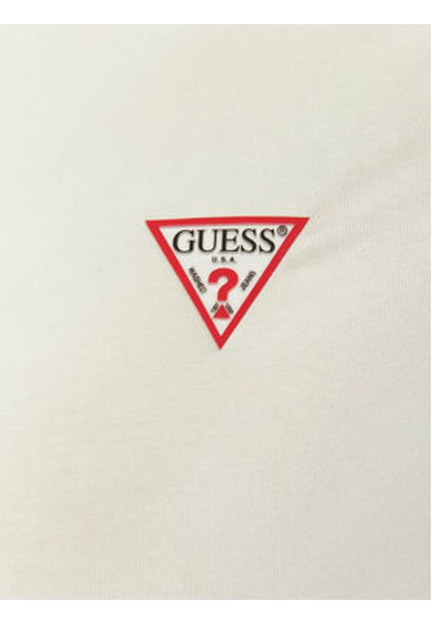 Guess T-Shirt W2YI44 J1314 Żółty Slim Fit. Kolor: żółty. Materiał: bawełna