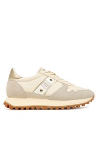 Blauer Sneakersy F5MILLEN03/LES Écru. Materiał: skóra #1