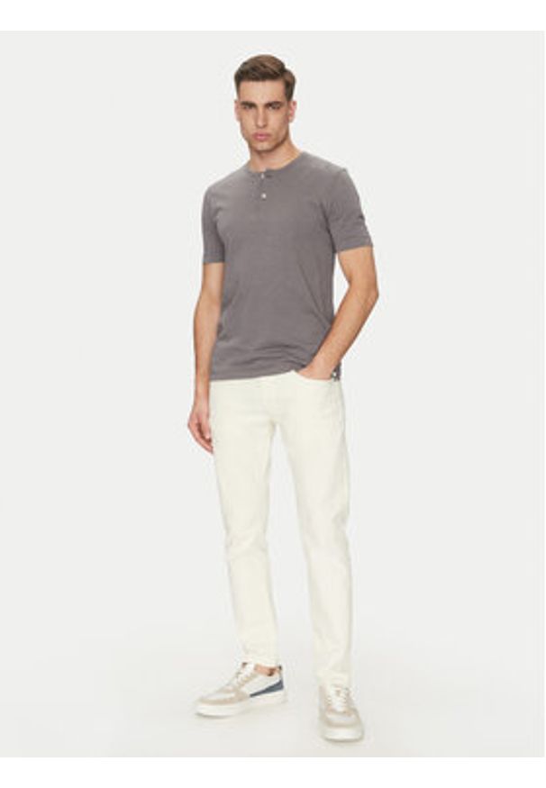 Marc O'Polo T-Shirt 523 2176 51206 Szary Regular Fit. Typ kołnierza: polo. Kolor: szary. Materiał: bawełna