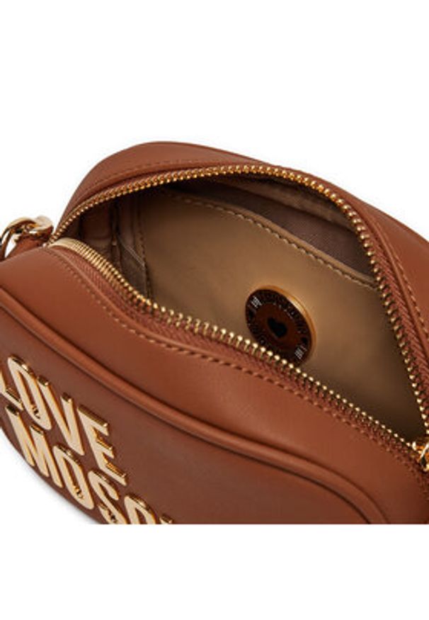 Love Moschino - LOVE MOSCHINO Torebka JC4026PP1LKD0208 Brązowy. Kolor: brązowy. Materiał: skórzane