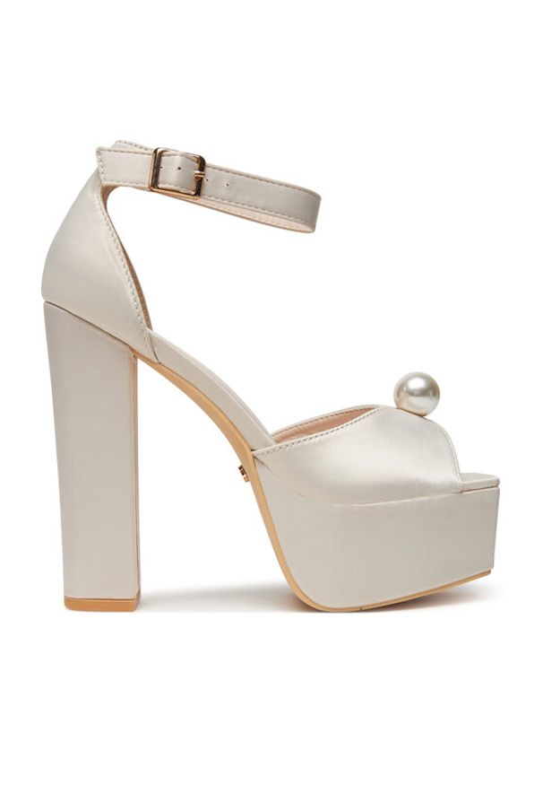 DeeZee Sandały LB8921-1 Écru. Materiał: materiał