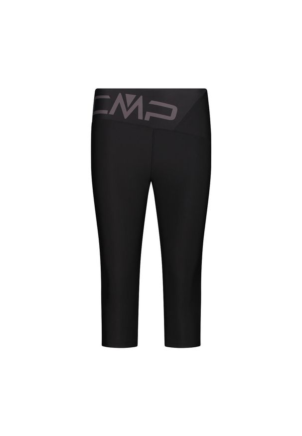 Legging kobieta CMP 3/4. Kolor: biały, wielokolorowy, czarny