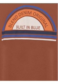 Blend T-Shirt 20715022 Brązowy Regular Fit. Kolor: brązowy. Materiał: bawełna #6