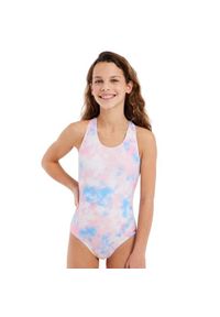 Dziewczęce kąpielówki Protest Prtsamoa. Kolor: pomarańczowy, różowy, wielokolorowy. Wzór: gradientowy #1